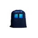 Blue Tardis Doctor Who Police Call Box Drawstring Pouch (Small) View1