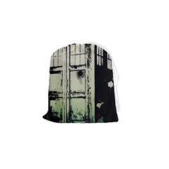 Doctor Who Tardis Drawstring Pouch (small) by Cendanart