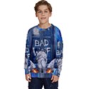 Doctor Who Adventure Bad Wolf Tardis Kids  Crewneck Sweatshirt View1