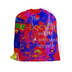 Doctor Who Dr Who Tardis Drawstring Pouch (2xl) by Cendanart