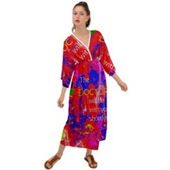 Doctor Who Dr Who Tardis Grecian Style  Maxi Dress by Cendanart