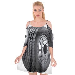 Tire Cutout Spaghetti Strap Chiffon Dress by Ket1n9