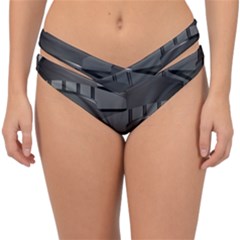 Tire Double Strap Halter Bikini Bottoms by Ket1n9
