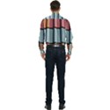 Shingle Roof Shingles Roofing Tile Men s Long Sleeve Pocket Shirt  View2