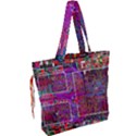 Technology Circuit Board Layout Pattern Drawstring Tote Bag View2