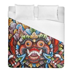 Wood Sculpture Bali Logo Duvet Cover (full/ Double Size) by Ket1n9