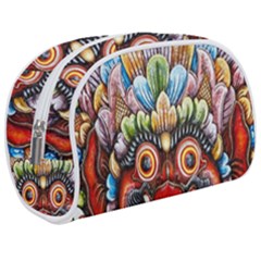 Wood Sculpture Bali Logo Make Up Case (medium) by Ket1n9