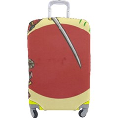 Meme Samurai Artwork Japaneses Luggage Cover (large) by Cendanart