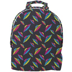 Alien Patterns Vector Graphic Mini Full Print Backpack by Ket1n9
