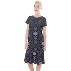 Dark Horror Skulls Pattern Camis Fishtail Dress by Ket1n9