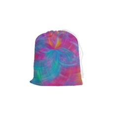 Abstract Fantastic Ractal Gradient Drawstring Pouch (small) by Ket1n9