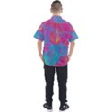 Abstract Fantastic Ractal Gradient Men s Short Sleeve Shirt View2