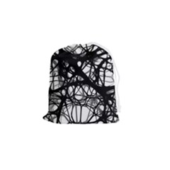 Neurons Brain Cells Brain Structure Drawstring Pouch (small) by Ket1n9
