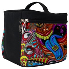 Art Color Dark Detail Monsters Psychedelic Make Up Travel Bag (big) by Ket1n9