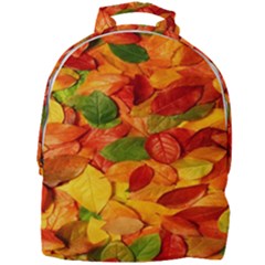 Leaves Texture Mini Full Print Backpack by Ket1n9