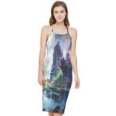 Fantastic World Fantasy Painting Bodycon Cross Back Summer Dress by Ket1n9