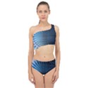 Data Computer Internet Online Spliced Up Two Piece Swimsuit View1