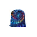 Top Peacock Feathers Drawstring Pouch (Small) View1