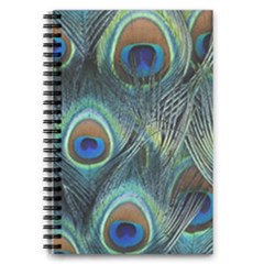 Feathers Art Peacock Sheets Patterns 5 5  X 8 5  Notebook by Ket1n9