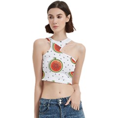 Seamless Background Pattern-with-watermelon Slices Cut Out Top by Ket1n9