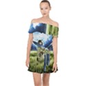 Astronaut Off Shoulder Chiffon Dress View1