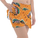 Seamless Pattern With Taco Classic Tennis Skirt View3