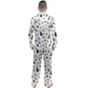 Insect Animal Pattern Men s Long Sleeve Satin Pajamas Set View2