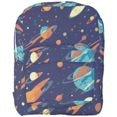 Space Galaxy Planet Universe Stars Night Fantasy Full Print Backpack by Ket1n9