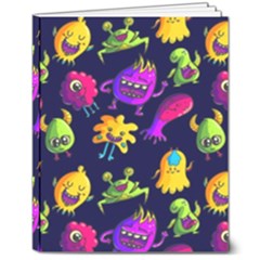 Space Patterns 8  X 10  Hardcover Notebook by Hannah976