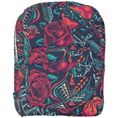 Vintage Flash Tattoos Designs Seamless Pattern Full Print Backpack by Hannah976