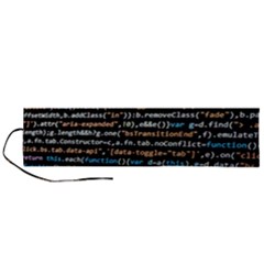 Close Up Code Coding Computer Roll Up Canvas Pencil Holder (l) by Hannah976