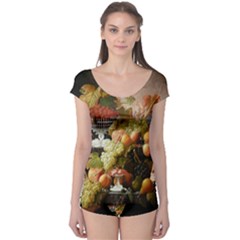 Abundance Of Fruit Severin Roesen Boyleg Leotard  by Hannah976