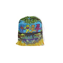 Dancing Bears Grateful Dead Drawstring Pouch (small) by Cendanart