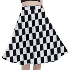 Vablen A-line Full Circle Midi Skirt With Pocket by saad11