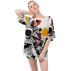 You Wanna Know The Real Me? Oversized Chiffon Top by essentialimage