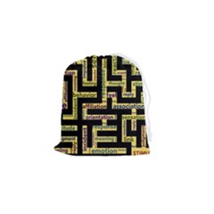 Mindset Stimulus Response Emotion Drawstring Pouch (small) by Paksenen