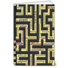 Mindset Stimulus Response Emotion 8  X 10  Hardcover Notebook by Paksenen