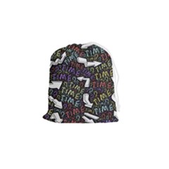 Mental Emojis Emoticons Icons Drawstring Pouch (small) by Paksenen