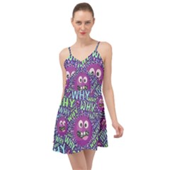 Why Not Question Reason Summer Time Chiffon Dress by Paksenen