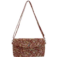 Mind Brain Thought Mental Removable Strap Clutch Bag by Paksenen