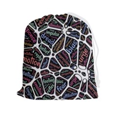 Mental Human Experience Mindset Drawstring Pouch (2xl) by Paksenen