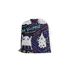 Experience Feeling Clothing Self Drawstring Pouch (small) by Paksenen