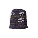 Footprints Path Mystery Unknown Drawstring Pouch (Medium) View2