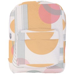 Lines Boho Poster Contemporary Full Print Backpack by Bedest