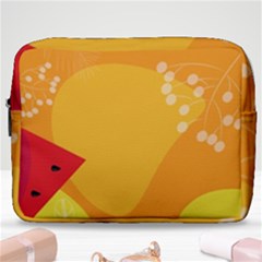 Watermelon Flower Make Up Pouch (large) by Bedest