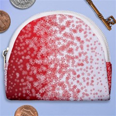 Christmas New Year Snowflake Deer Horseshoe Style Canvas Pouch by Ndabl3x