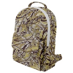 Marble Texture Pattern Seamless Flap Pocket Backpack (small) by Ndabl3x