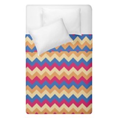 Zigzag Pattern Seamless Zig Zag Background Color Duvet Cover Double Side (single Size) by Ket1n9
