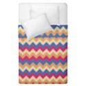 Zigzag Pattern Seamless Zig Zag Background Color Duvet Cover Double Side (Single Size) View1