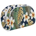 Seamless Pattern With Tropical Strelitzia Flowers Leaves Exotic Background Make Up Case (Medium) View1